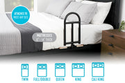 BEDGUARDPRO™ ADJUSTABLE SAFETY BED RAIL